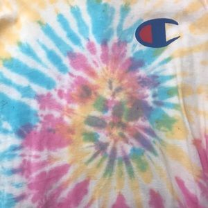 Tie die champion shirt